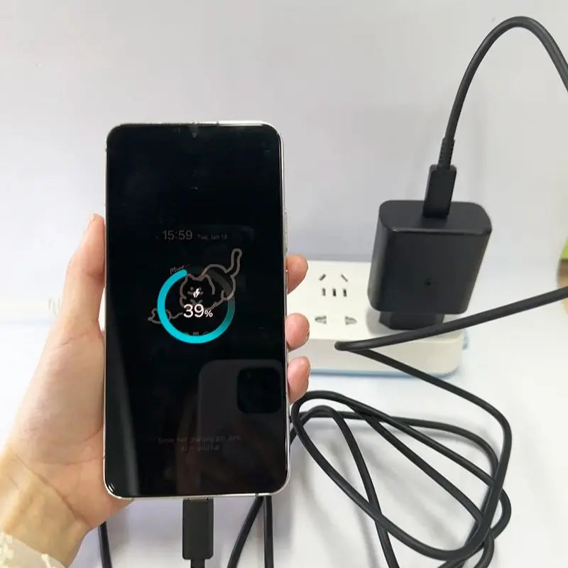 Samsung 45W USB-C Fast Charger for Galaxy S24 S25 Series Tidesmit