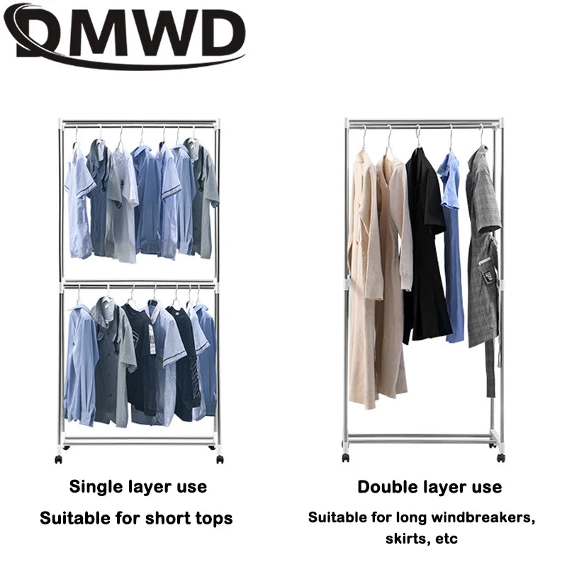 Tidesmit portable electric wardrobe dryer featuring hot air fan heating for gentle garment laundry care view five