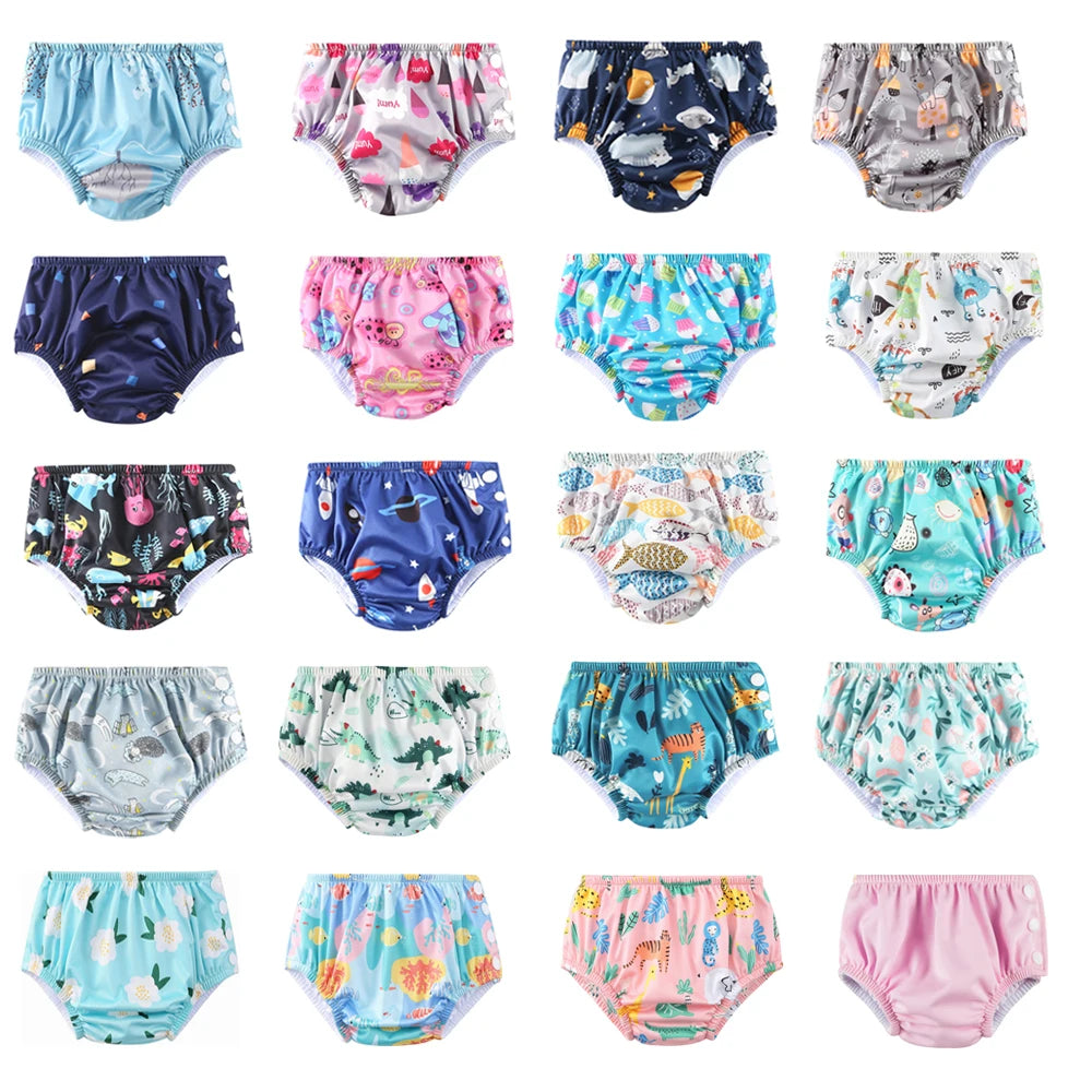 Babyland Baby Swimming Pool Diaper 1PC Waterproof Cloth Diapers Swimwear for Kids Pool Pant Swimming Fit For Baby 0--3 Years