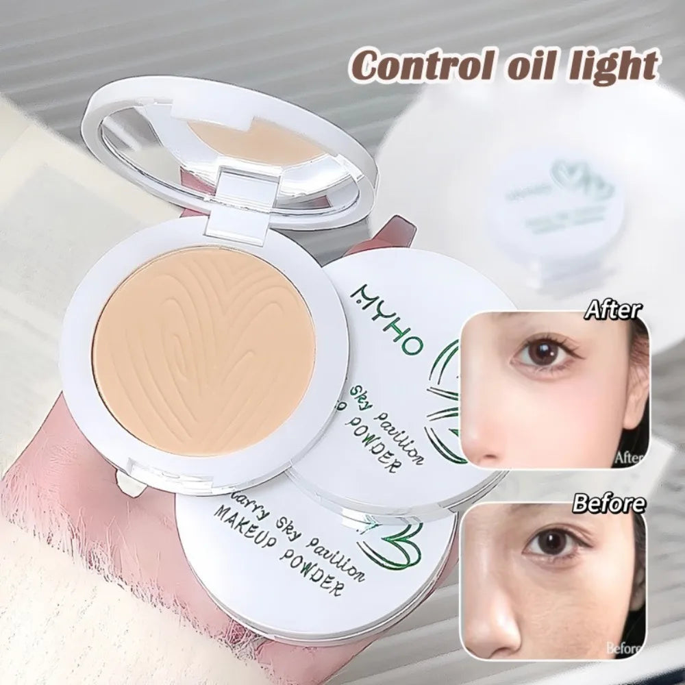 Tidesmit natural matte pressed face powder for oil control and long lasting breathable makeup setting