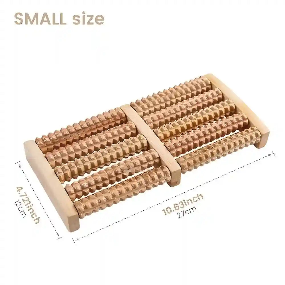 Wooden Foot Massager Roller for Plantar Fasciitis Relief - 1pc Massage Roller Tidesmit