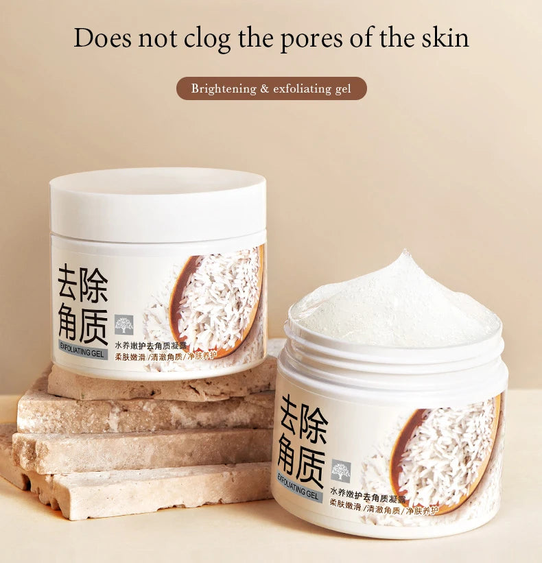 White Rice Exfoliating Gel - Gentle Brightening Facial Scrub | Tidesmit Scrubs Treatments Tidesmit