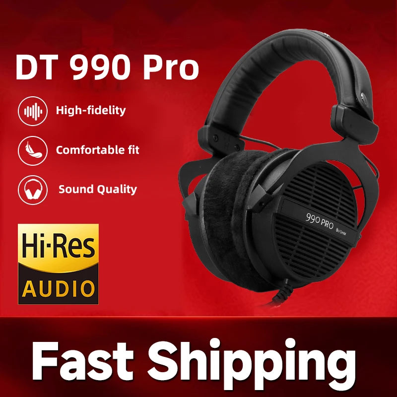 Beyerdynamic DT 990 PRO Studio Headphones - 250 Ohm Open Back Design Tidesmit