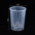 Clear self-watering planter pot, 14cm x 18cm (double-layer insert)