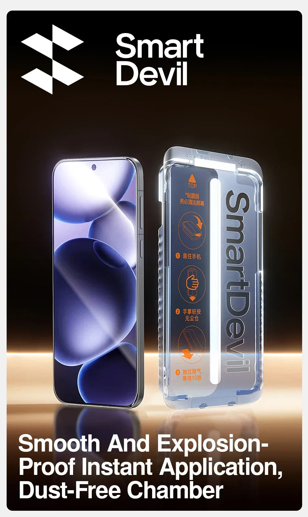 Oppo Find X8 Pro Tempered Glass Screen Protector with Dust-Free Kit Tidesmit