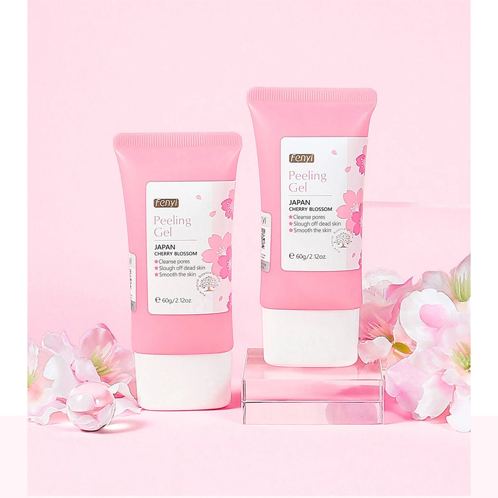 Cherry Blossom Exfoliating Gel - Deep Cleaning & Hydrating Formula 60g Scrubs Treatments Tidesmit