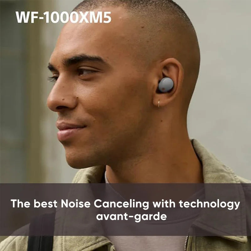 Sony WF-1000XM5 Wireless Headphones with Industry-Leading Noise Cancellation Tidesmit
