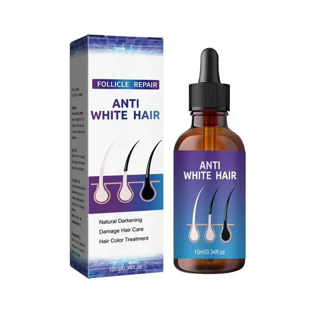 Anti-Gray Hair Serum: Natural Color Repair Treatment for Hair Health Lip Care Tidesmit