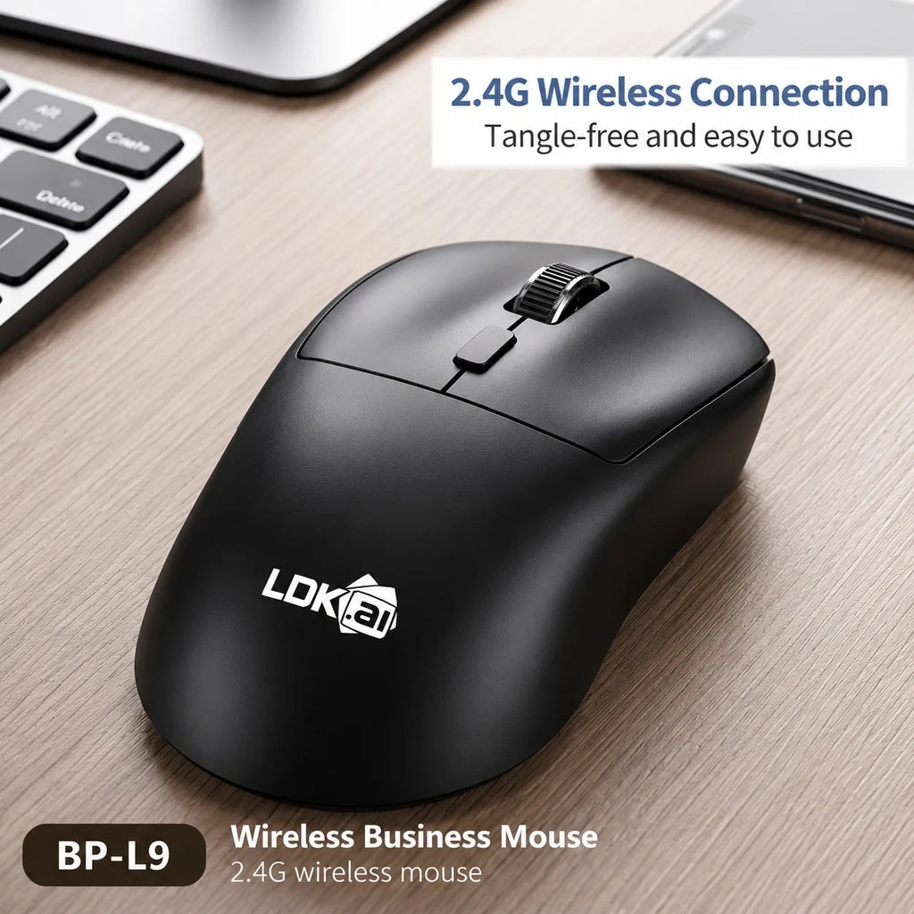 Wireless Gaming Office Mouse, 3-Level DPI, Lightweight,  Independent Switch, Long Battery Life Compatible with PC, Mac