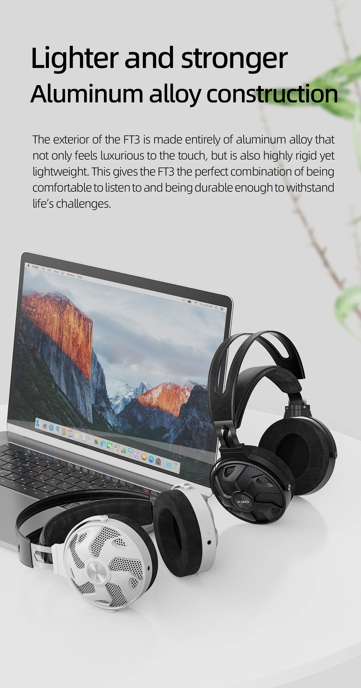 FiiO FT3 Open-Back Headphones with 60mm Dynamic Drivers Tidesmit