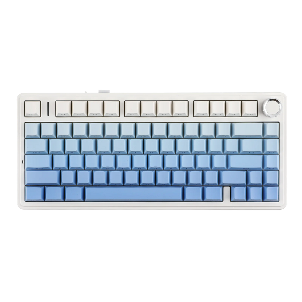EPOMAKER x AULA F75 75% ANSI Hot-Swap Gasket Bluetooth 5.0/2.4G Wireless/Wired Mechanical Keyboard PBT Keycaps for Mac/Win