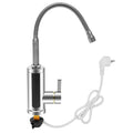 220V 3000W 360°Instant Electric LCD Faucet Fast Heating Tap Water Heater Hot/Cold Dual Use Stainless Steel For Kitchen Toilet