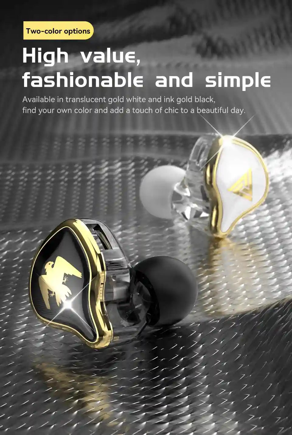 Wired In-Ear Noise Cancelling Headphones - HiFi Sport Audio Tidesmit Tidesmit