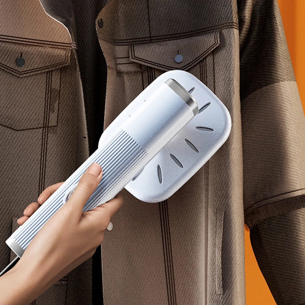 Tidesmit 2025 portable mini steam iron featuring 360-degree rotating head for flexible dry and wet fabric garment care