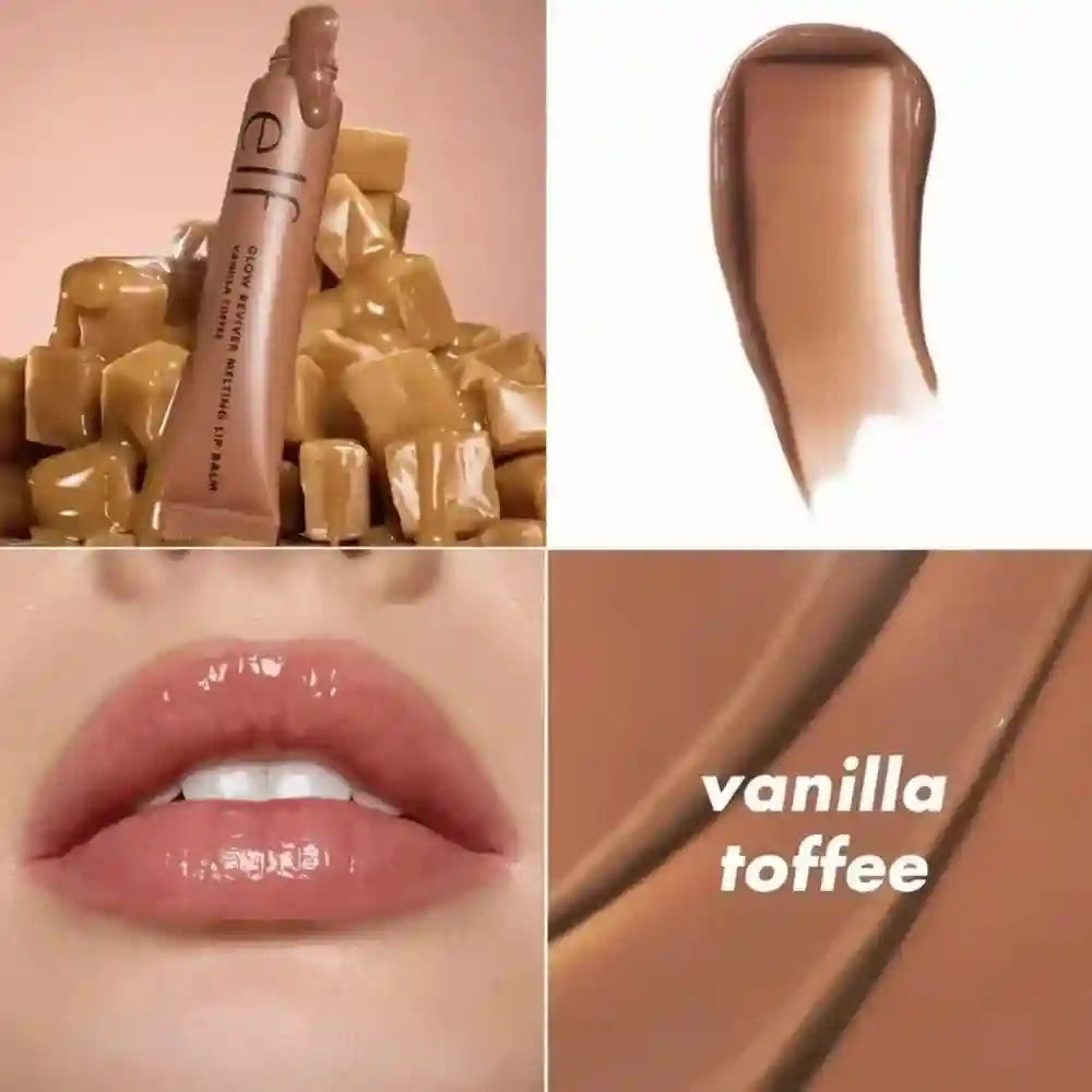 Elf Hydrating Tinted Lip Balm & Plumping Oil - Cruelty-Free Lip Care Lip Care Vanilla Toffee Tidesmit