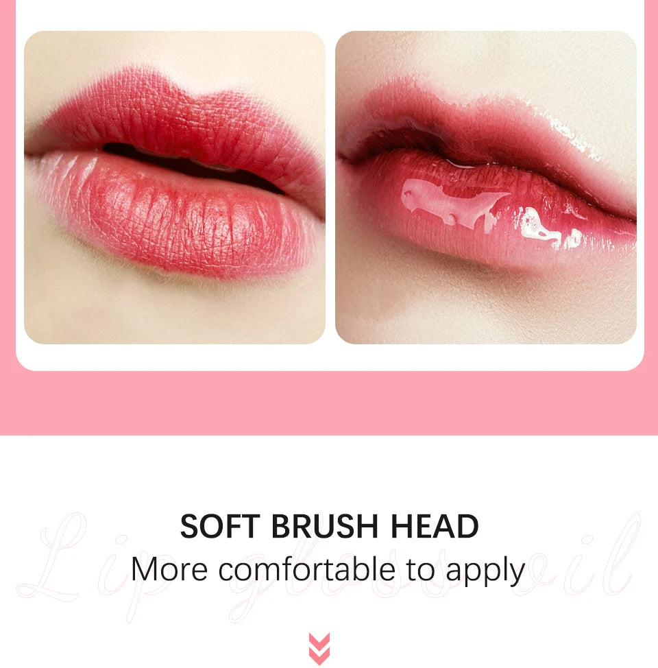 Moisturizing crystal jelly lip gloss with high-shine, plumping finish and tinted color for soft, hydrated lips.