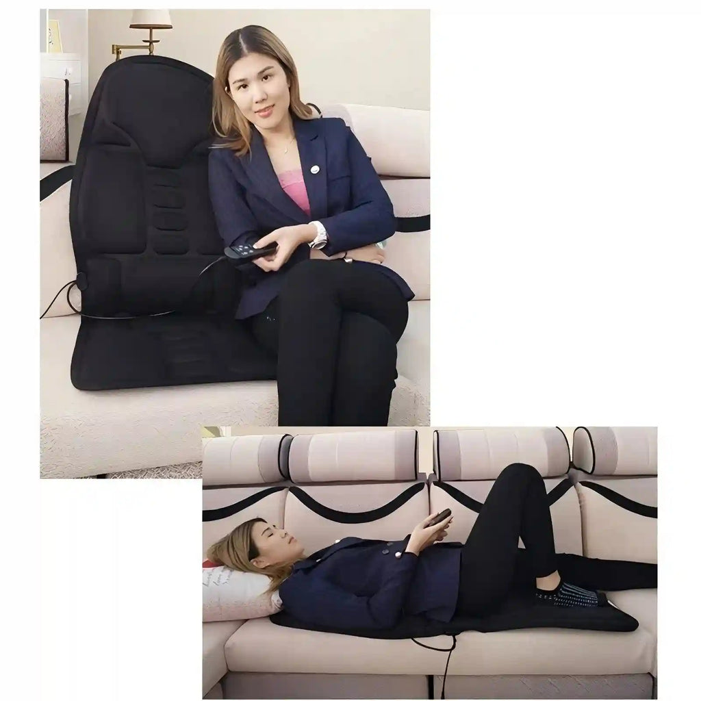 Massage Seat Cushion with Heat for Deep Tissue Muscle Relief - Tidesmit Massage Cushion Tidesmit