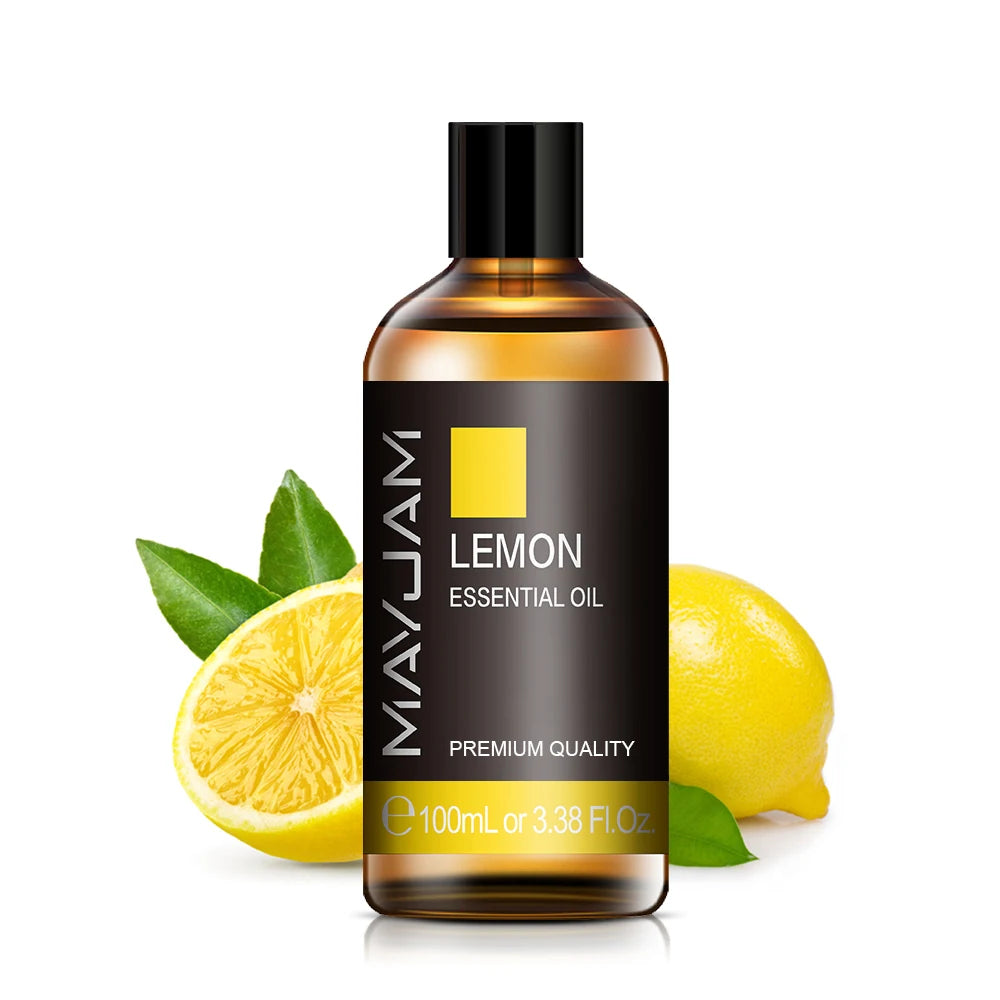Tidesmit 100ml organic essential oils for humidifiers and diffusers in lavender, eucalyptus, rose, and ginger.