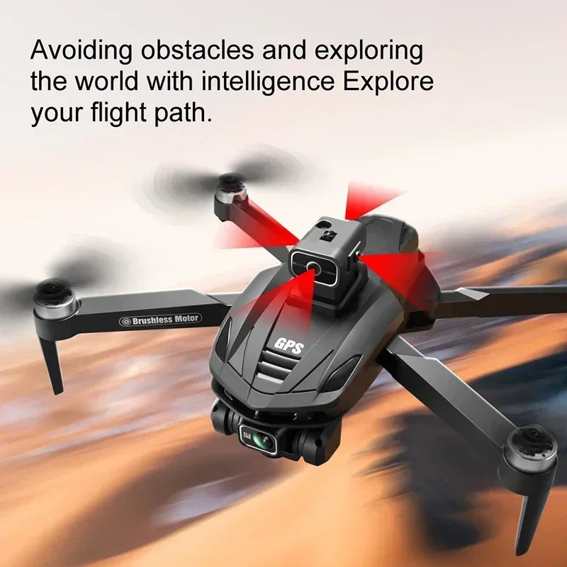8K GPS Camera Drone with Obstacle Avoidance - Foldable Pro Model Tidesmit