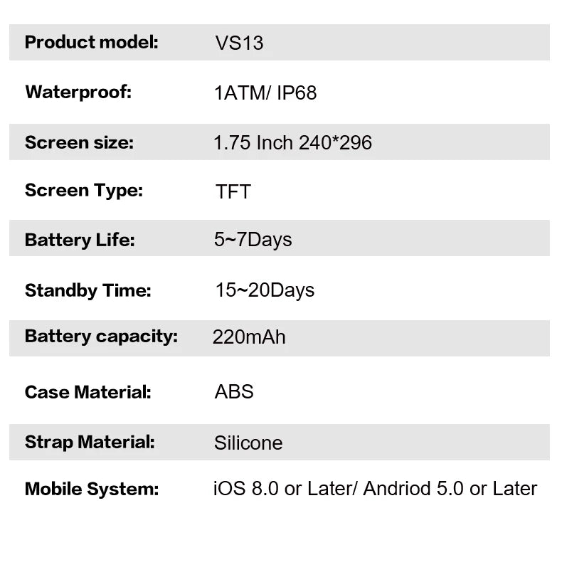VALDUS VS13 Pro Smartwatch Woman Man Fitness Cycling Heart Rate Tracking Waterproof Voice Assistant BT Call 2026 New Smart Watch