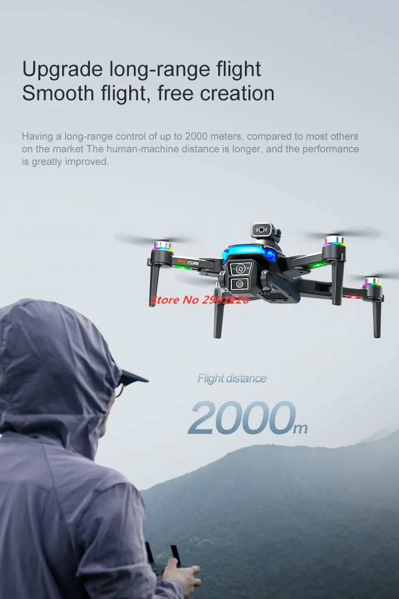 Tidesmit 8K GPS Drone with Obstacle Avoidance & 5G WiFi FPV Tidesmit