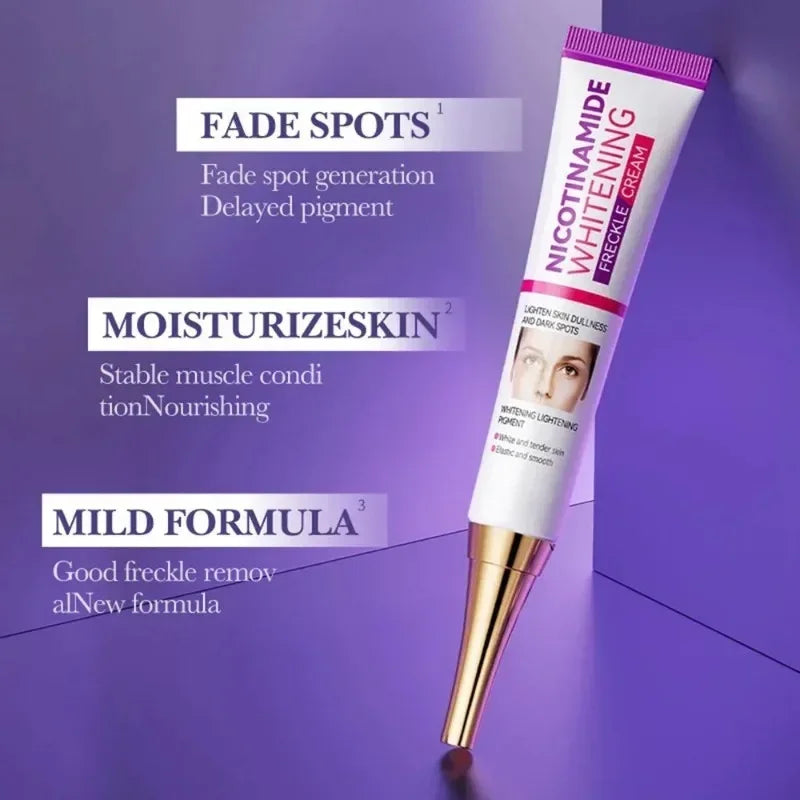 Tidesmit niacinamide melasma cream texture close-up for fading dark spots and moisturizing face skin