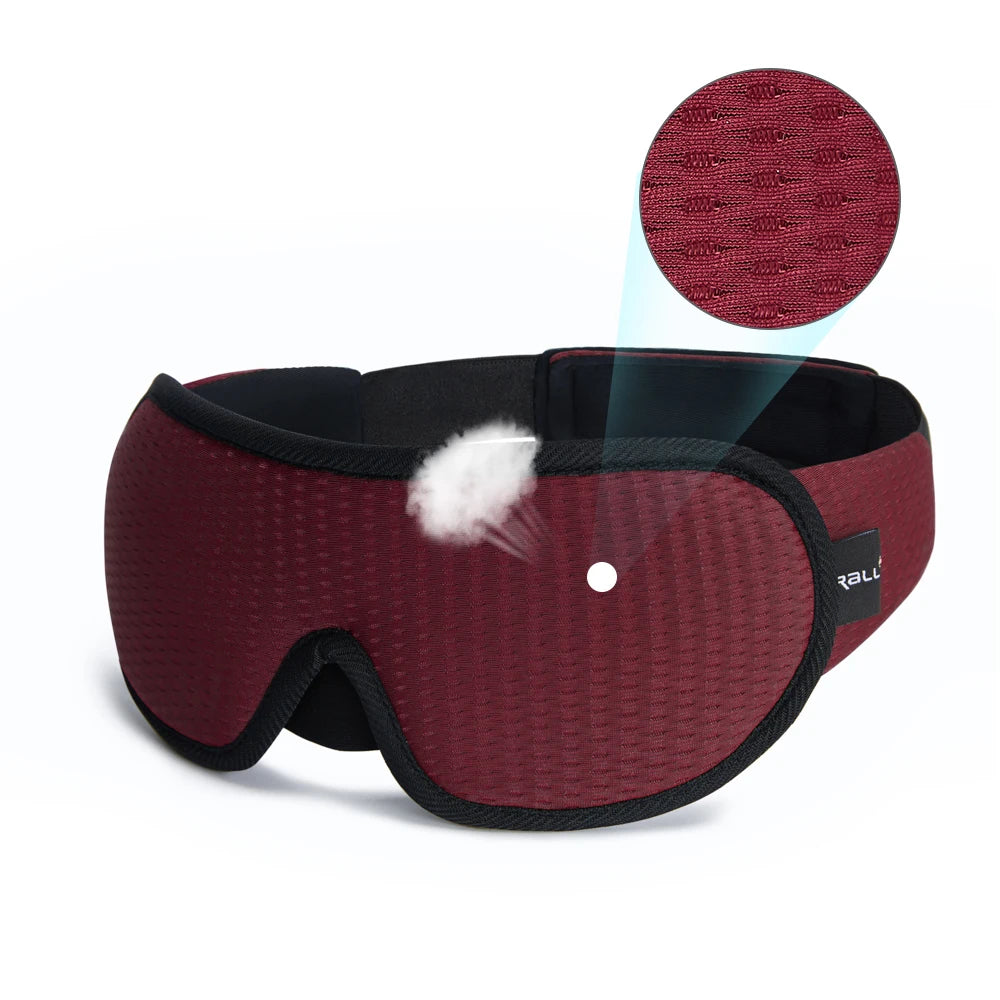 3D Sleep Eye Mask for Sleeping Mask Soft Memory Foam Eye Shades Blindfold Sleeping Aid Face Eyepatch Mask for Travel Couple Gift