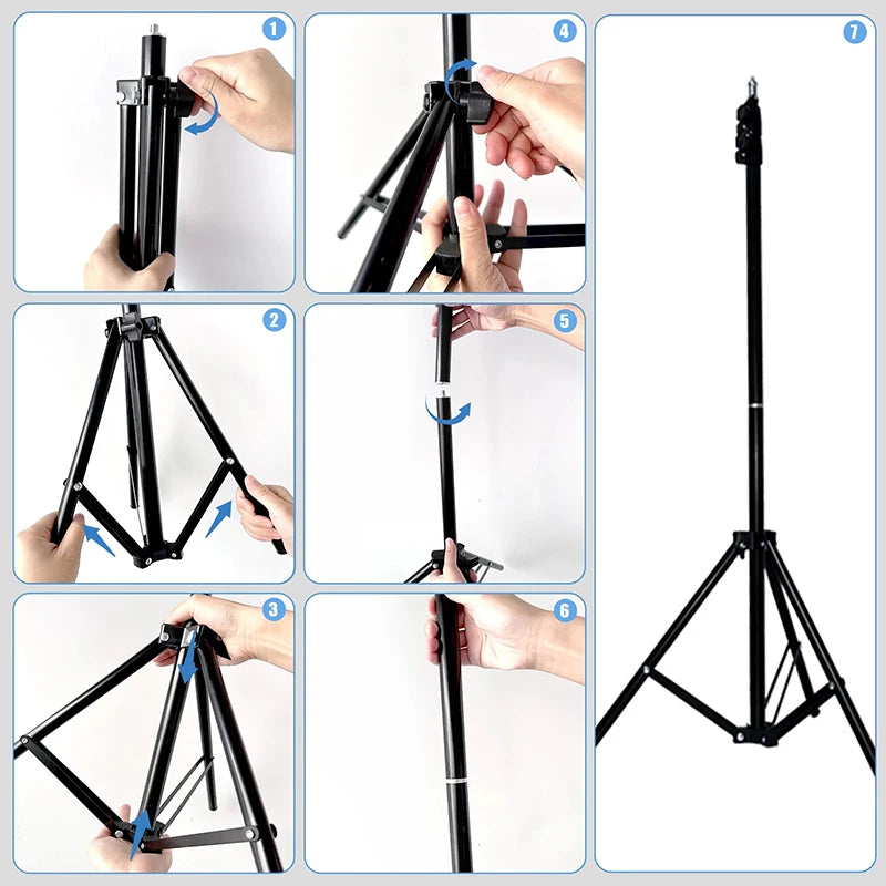 12 Inch LED Ring Light with Tripod for Content Creation and Live Streaming Tidesmit