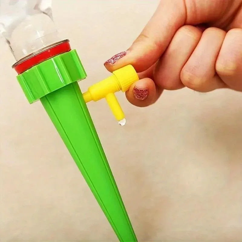 10PCS Flower Adjustable Automatic Drip Irrigation Plant Watering System Home Balcony Potted Plants Garden Irrigation Tools