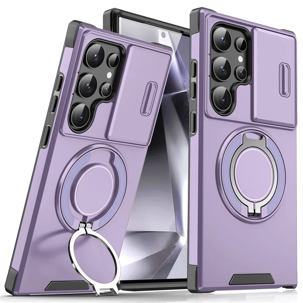 Samsung Galaxy S25 Magnetic Case with Camera Cover - Slim Fit Protection Tidesmit
