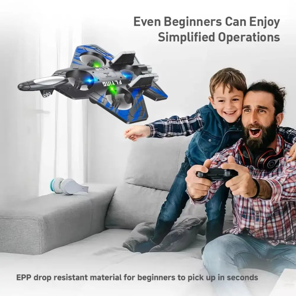 Remote Control Foam Jet Plane - Durable EPP Foam Fighter Toy Tidesmit
