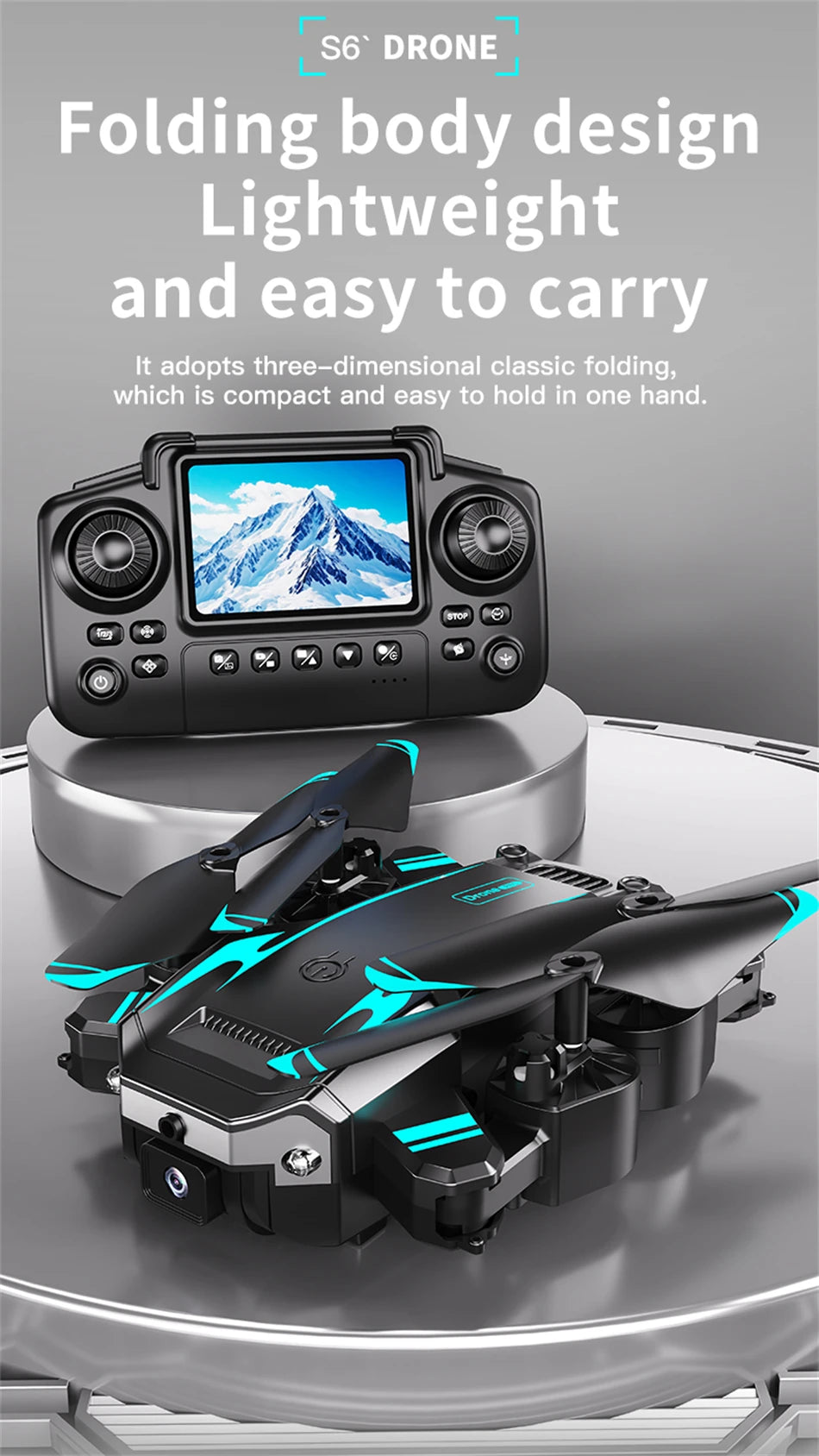 8K Camera Drone with Obstacle Avoidance - Foldable GPS Quadcopter Tidesmit