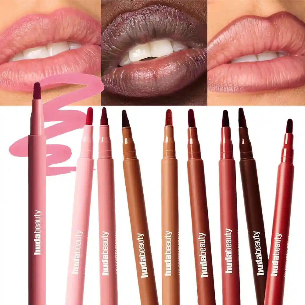 Matte Lip Liner Pencil: Waterproof, Long-Lasting & Nourishing Formula Lip Care Tidesmit