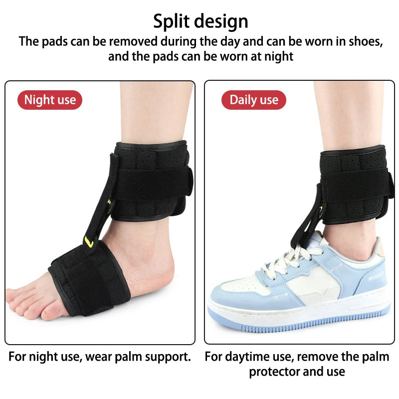 ⭐HOT❗ Adjustable Plantar Fasciitis Night Splint Foot Drop Orthosis Stabilizer Brace Support Night Splints Pain Relief