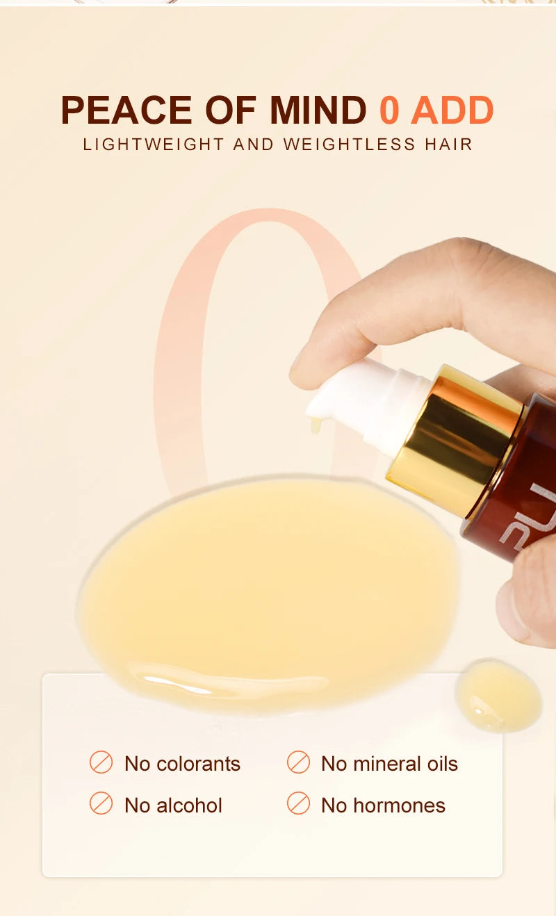 Hair Smoothing Serum | Deep Nourishing Repair Oil for Frizz-Free Shine Scrubs Treatments Tidesmit