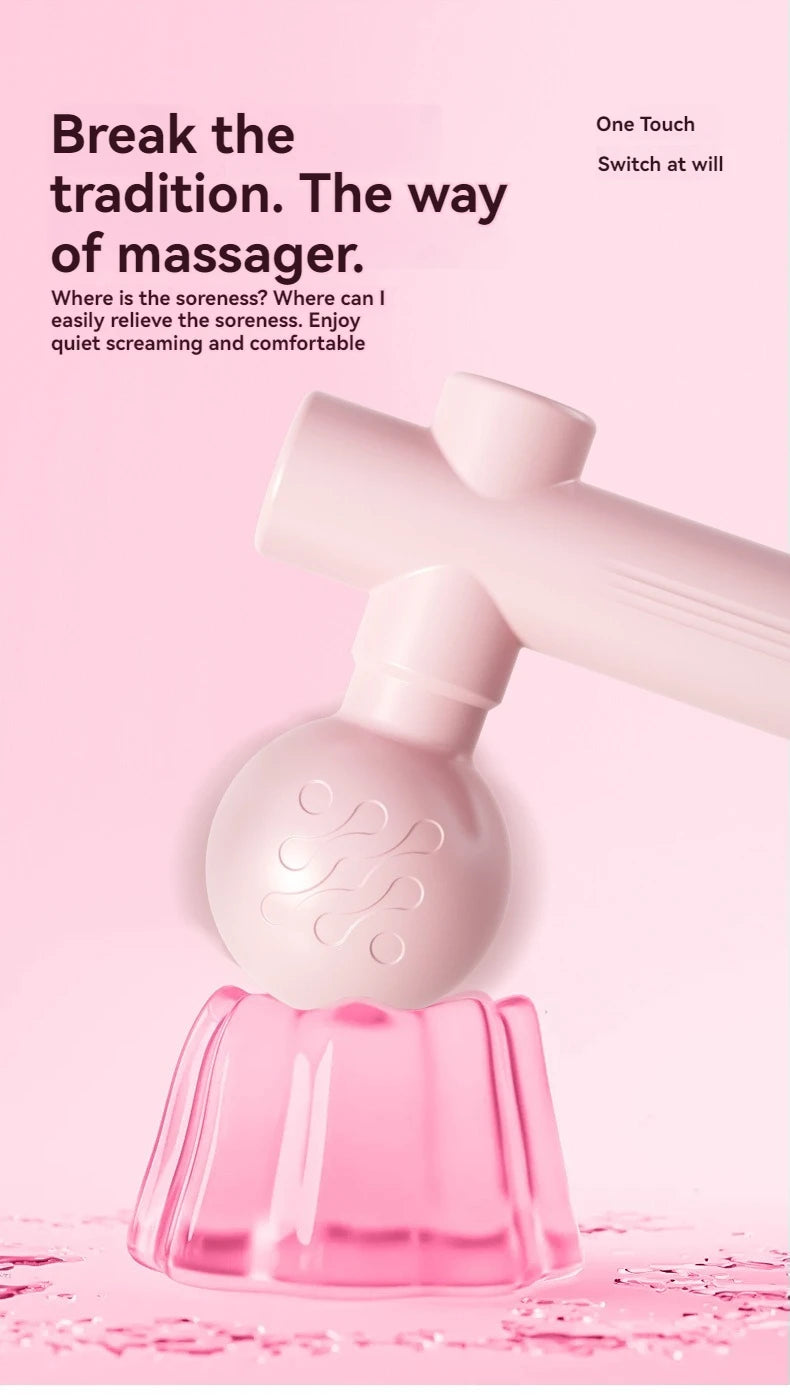 Mini Massage Gun for Deep Tissue Muscle Relief - USB Rechargeable Body Shaping Massage Equipment Tidesmit