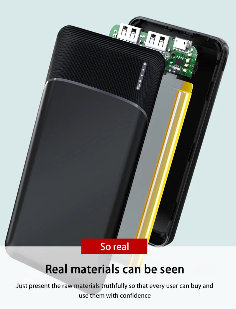20000mAh Fast Charging Power Bank - 120W PD USB-C Travel Battery Tidesmit