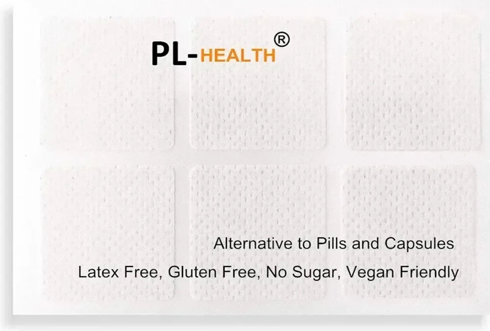 30 Patches Calcium Magnesium Zinc Transdermal Patches with Magnesium Glycinate, Vitamin C - Bone & Teeth, Immune Support