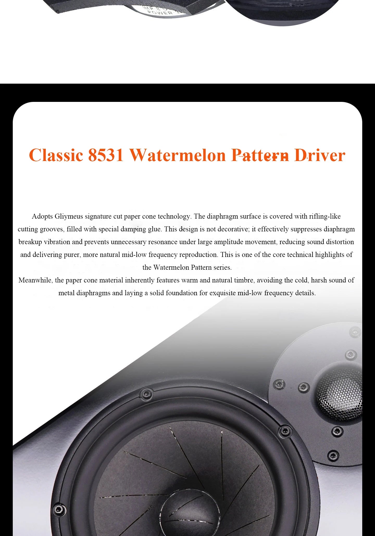 High-end 6.5-inch HIFI Passive Bookshelf Speaker 2-way Crossover Bi-wiring Connection 150W High-fidelity Wooden Audio Speaker
