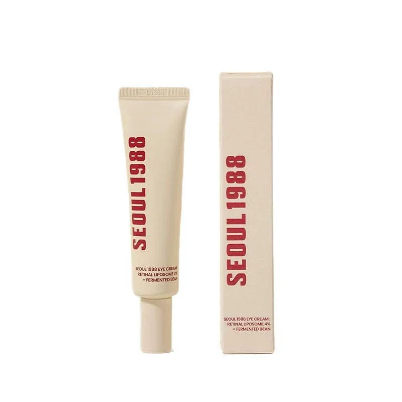 Tidesmit Seoul 1988 Retinol Eye Cream texture close-up for firming wrinkles and dark circles