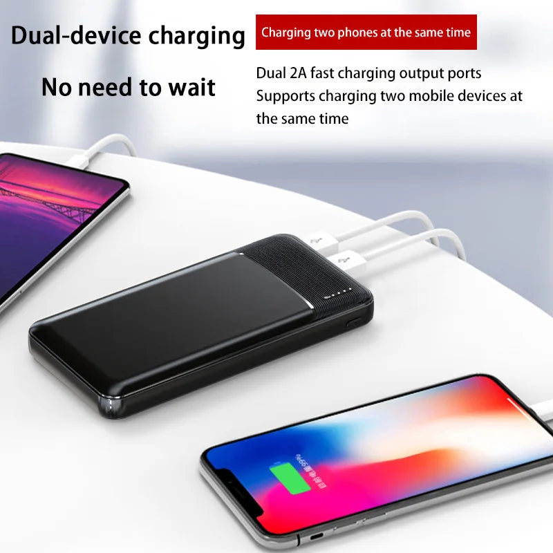 20000mAh Fast Charging Power Bank - 120W PD USB-C Travel Battery Tidesmit