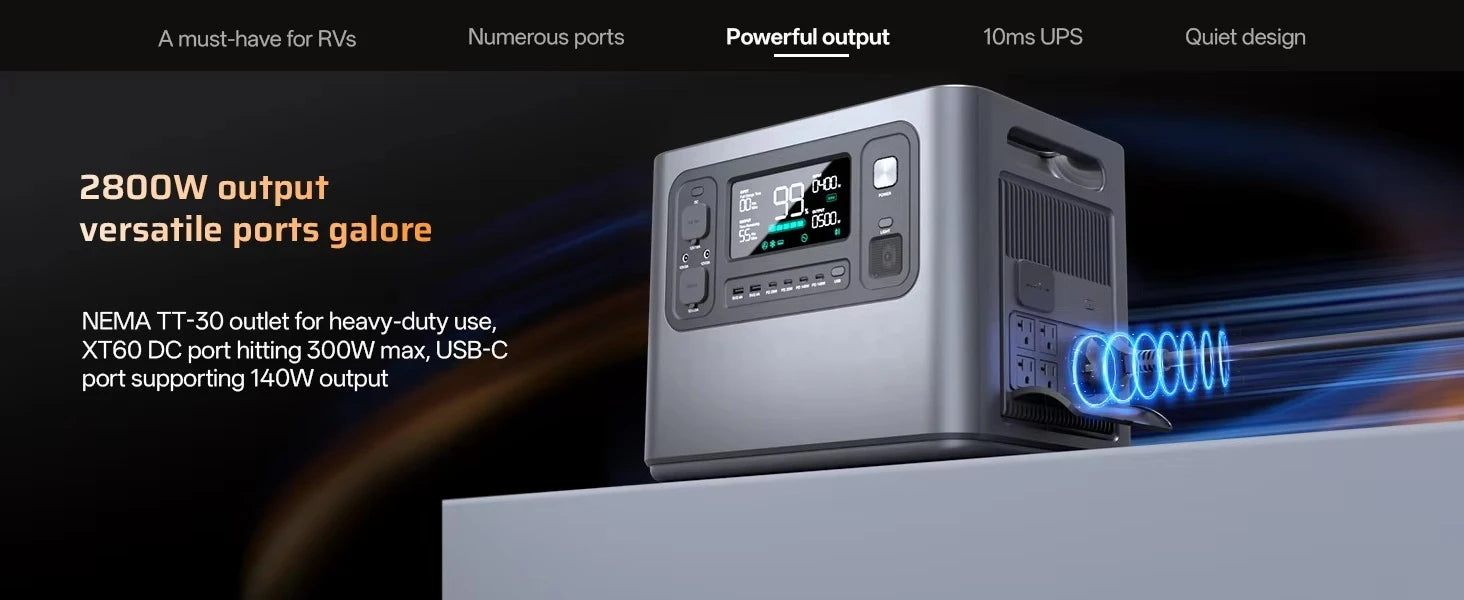 Aferiy  AF-P280-B 4 Times 2048Wh Lfepo4 Heavy Duty Solar Generator Vice Packs Storage System Expandable Battery Sea freight