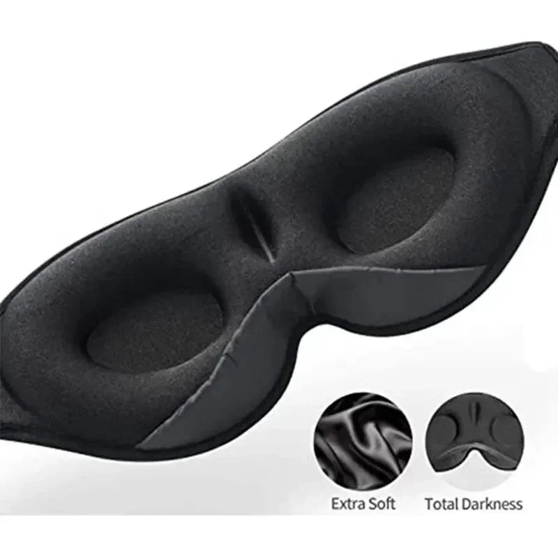 Bluetooth Sleep Headphones Mask - 3D Ergonomic Wireless Eye Cover Tidesmit