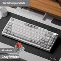 AJAZZ AK820 Wired Mechanical Gaming Keyboard 75% Layout 82 Key Hot-Swappable Design Metal Volume Knob Ideal Esports Office Use