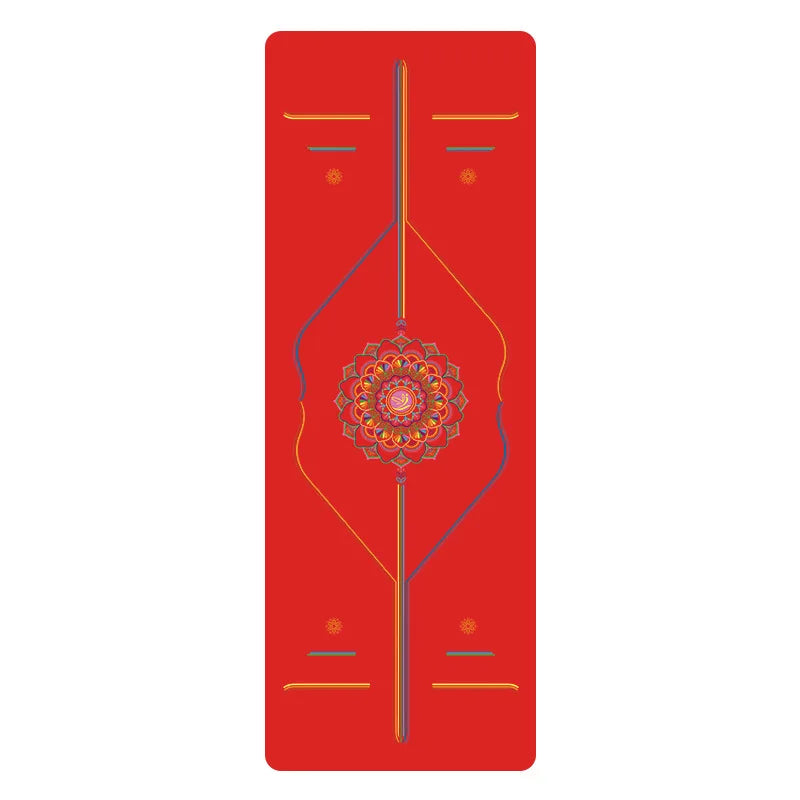 Rainbow Yoga Mat PU Natural Rubber Non-slip Sports Fitness Mat