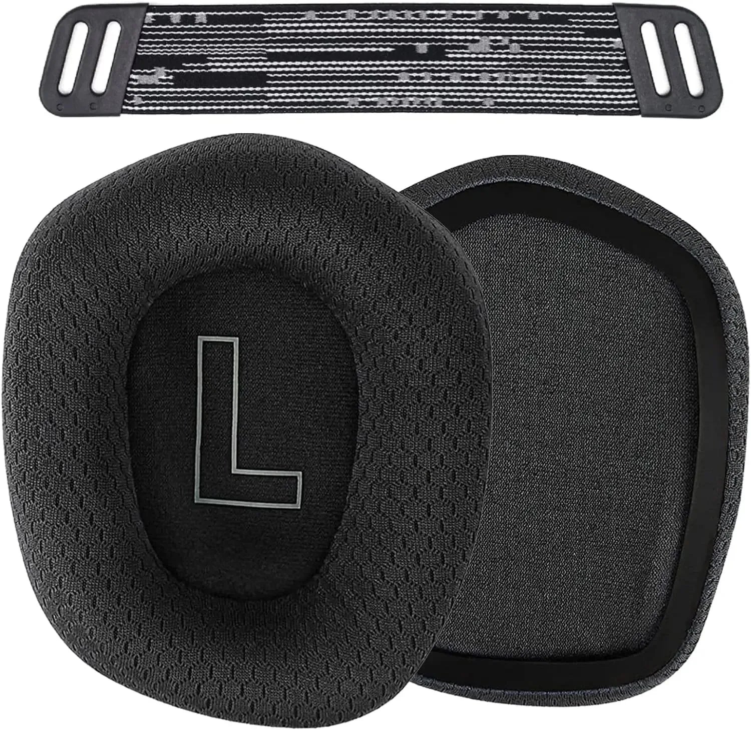 G733 Mod Kit Replacement Earpads and Headband Compatible with Logitech G733 Lightspeed Wireless Gaming Headset black Tidesmit