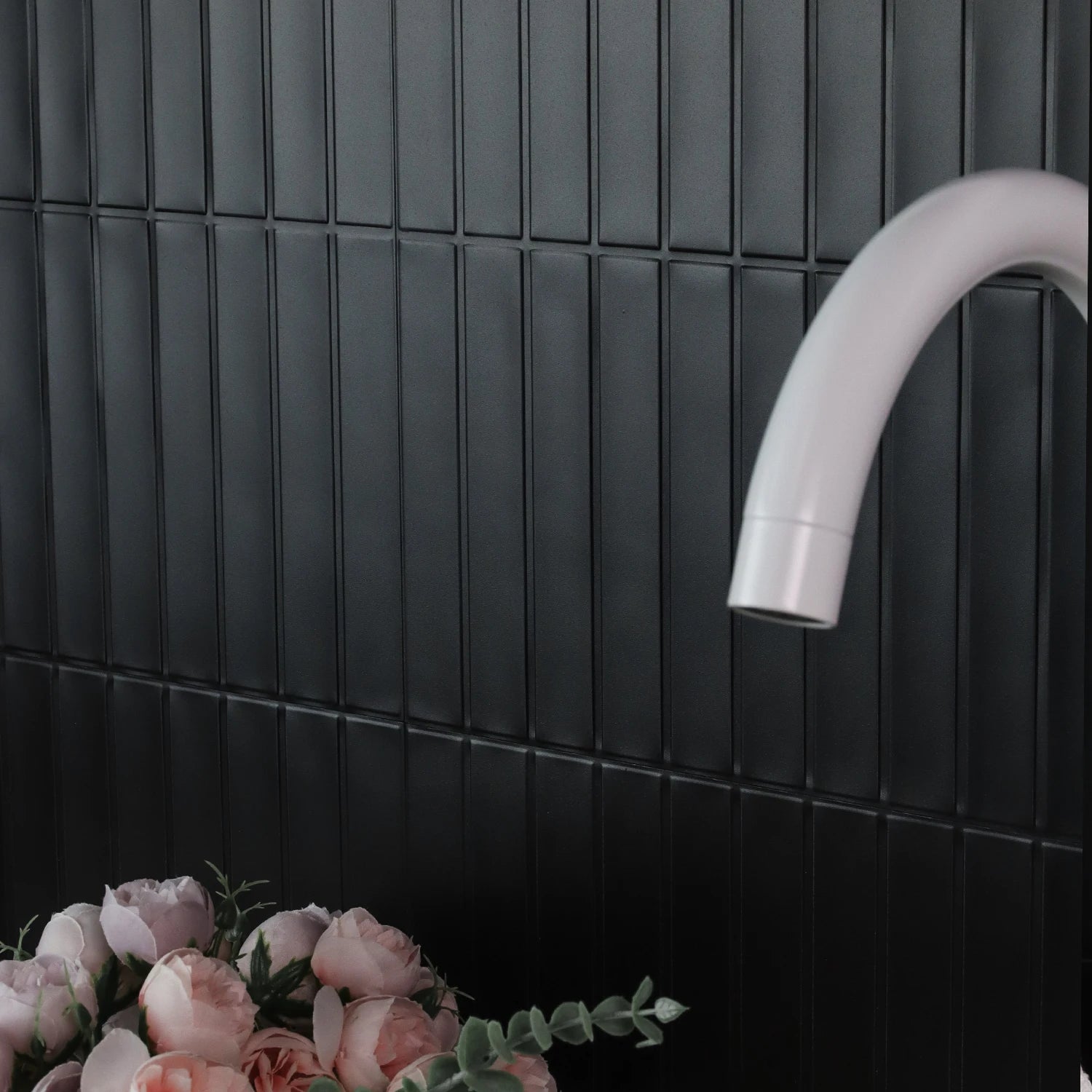 5/10pcs(Thickened Design)3D Straight Mosaic Peel and Stick Backsplash, Kitchen Backsplash Tiles, Self-Adhesive Tile for Kitchen