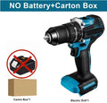 18V Brushless Cordless Drill Driver, Multifunctional High Torque Electric Screwdriver Power Tool Portable Handheld Equipment For Home DIY Compatible For Makita 18V LXT Lithium Battery