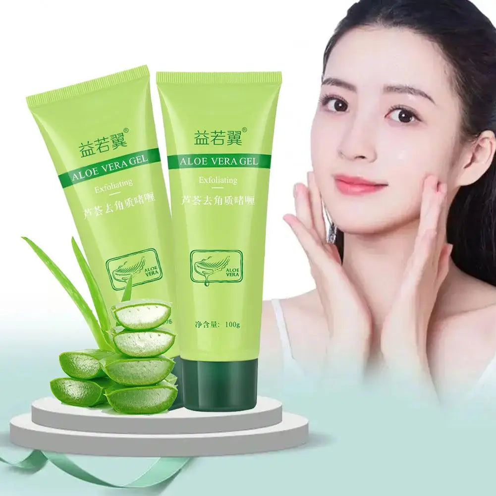 Aloe Vera Exfoliating Gel Body Scrub - Natural Cruelty-Free Skincare Scrubs Treatments Tidesmit