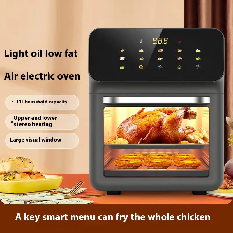 12L High Quality Multifuncional Commercial Smart Electric Digital Home air Fryer Silicone Pot